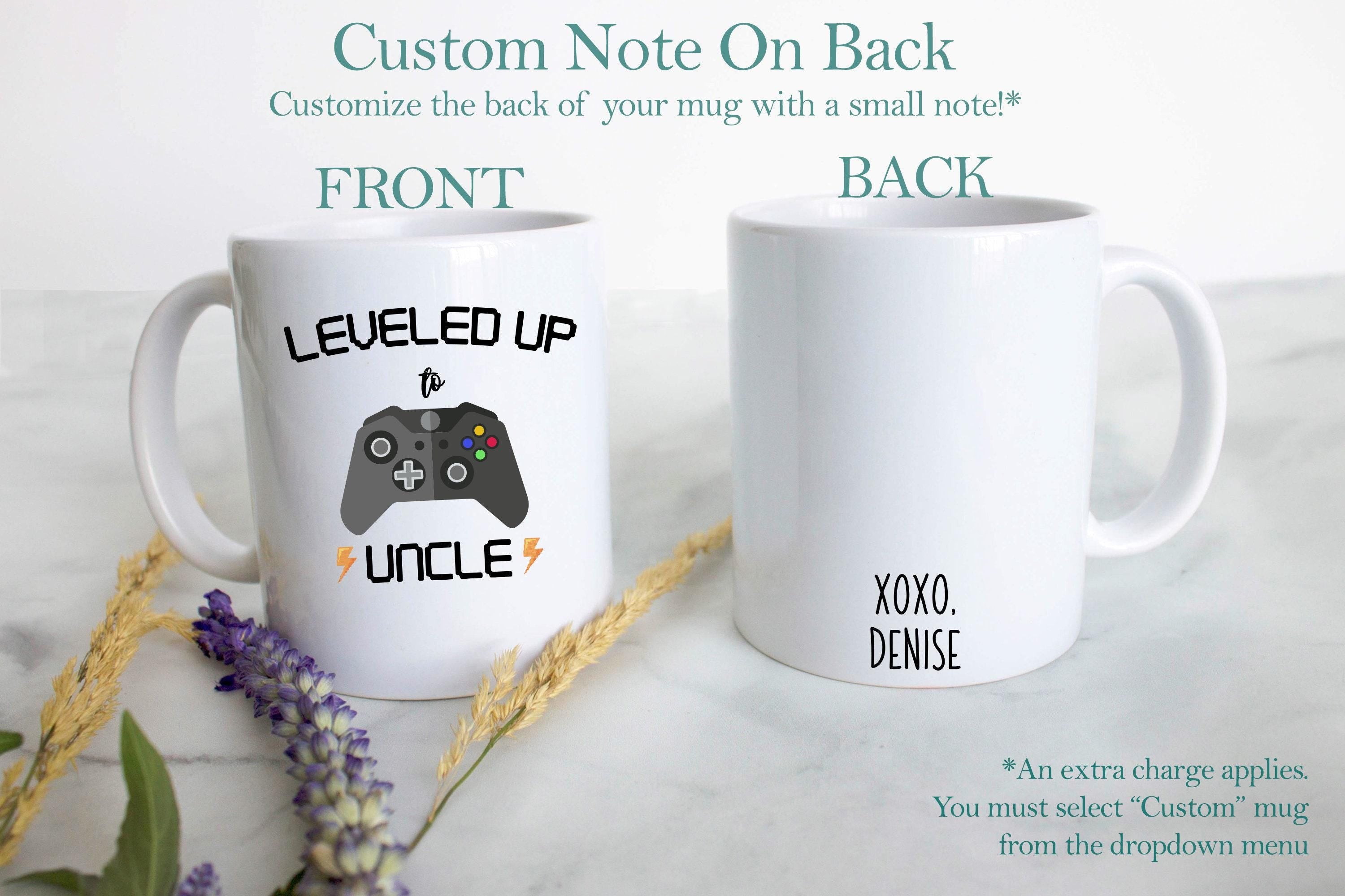 Leveled Up to Uncle Nintendo - White Ceramic Mug
