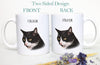 Custom Cat Photo Mug, Pet Portrait, Personalized Cat Lovers Mug, Cat Owner Gift, Cat Mom Dad, Pet Loss Memorial, Personalized Gift, Cat Gift