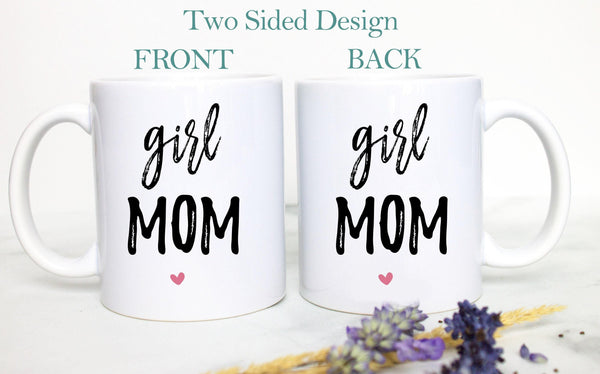Girl Mom Girl Dad Individual OR Mug Set