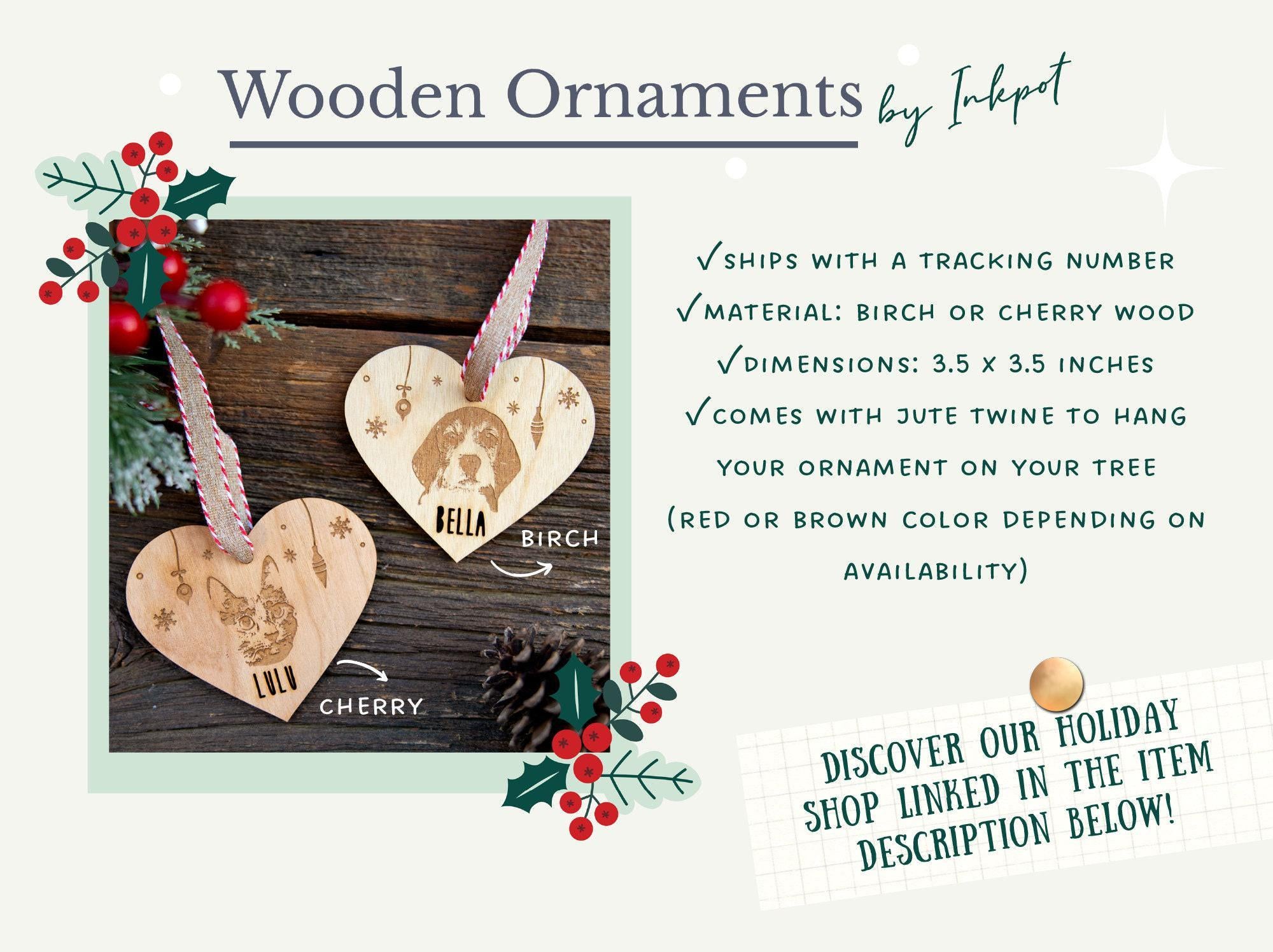 Custom Family Name Christmas Ornament