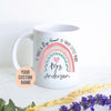Teacher Llama Ain't Got No Time For That Drama - White Ceramic Mug