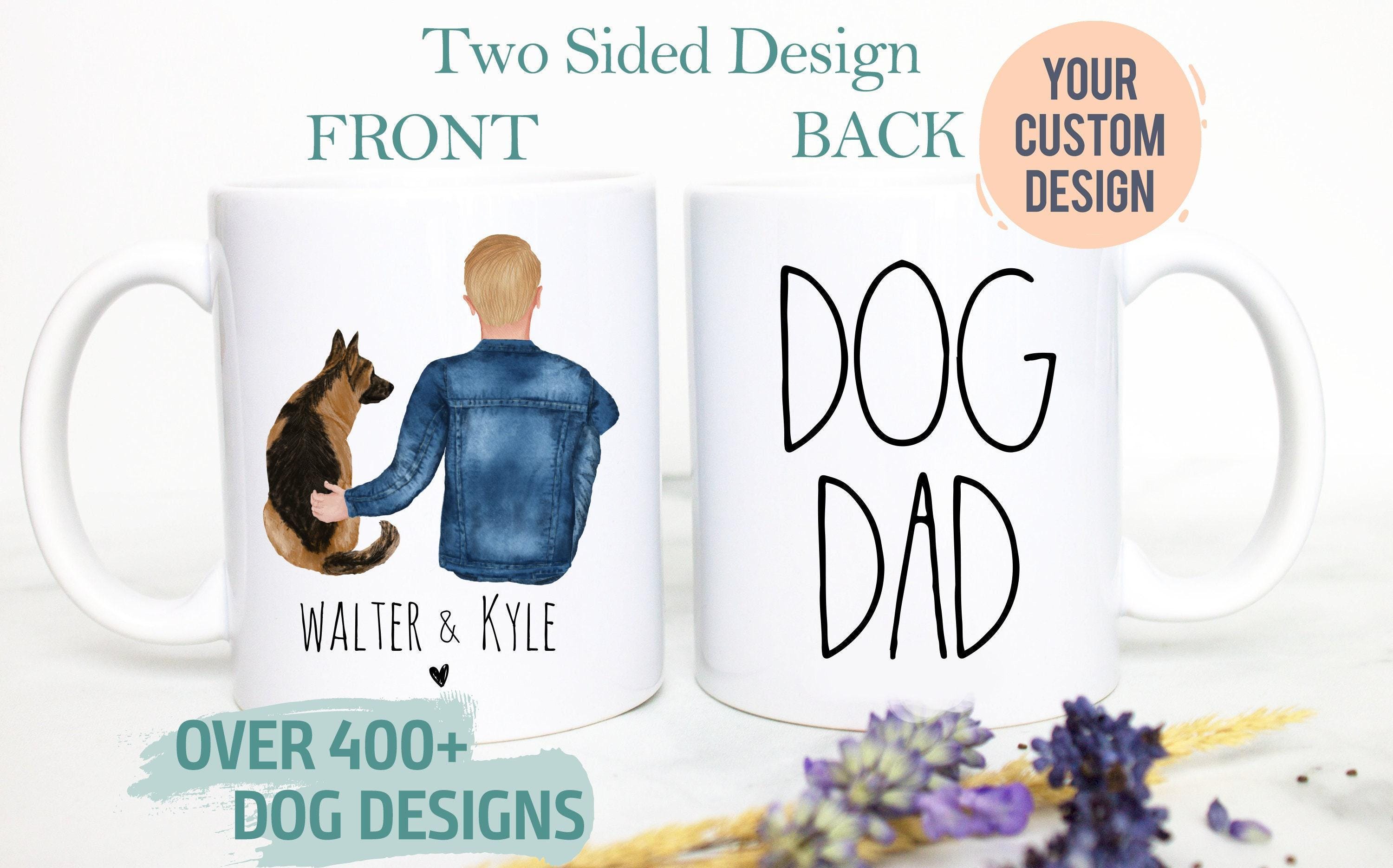 Custom Dog Dad Gift #1, Dog Mug, Dog Lover Owner Gift, Gift for Husband Him Men, Best Dog Dad, Father's Day, Gift for Dad, Christmas Gift