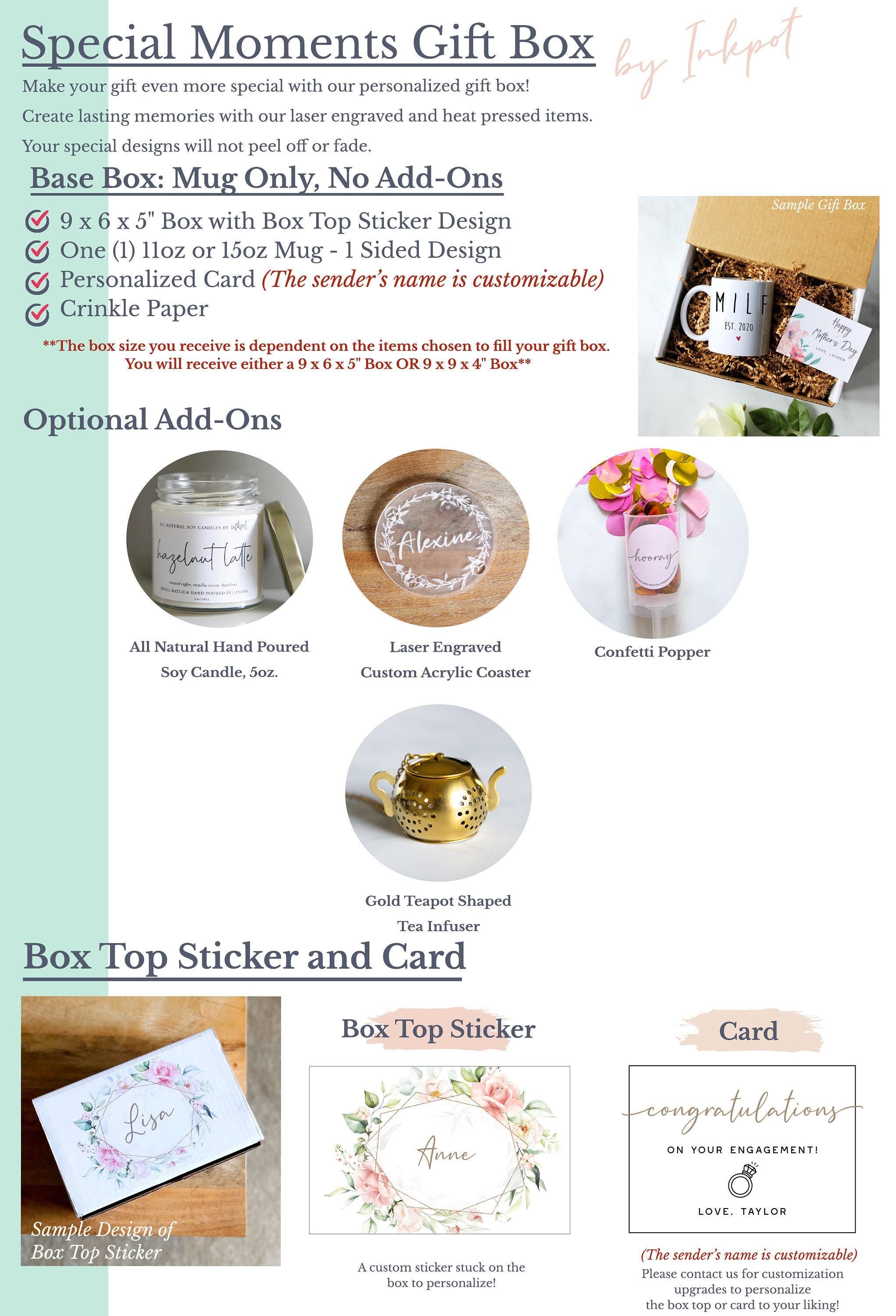 Personalized Engagement Gift Box