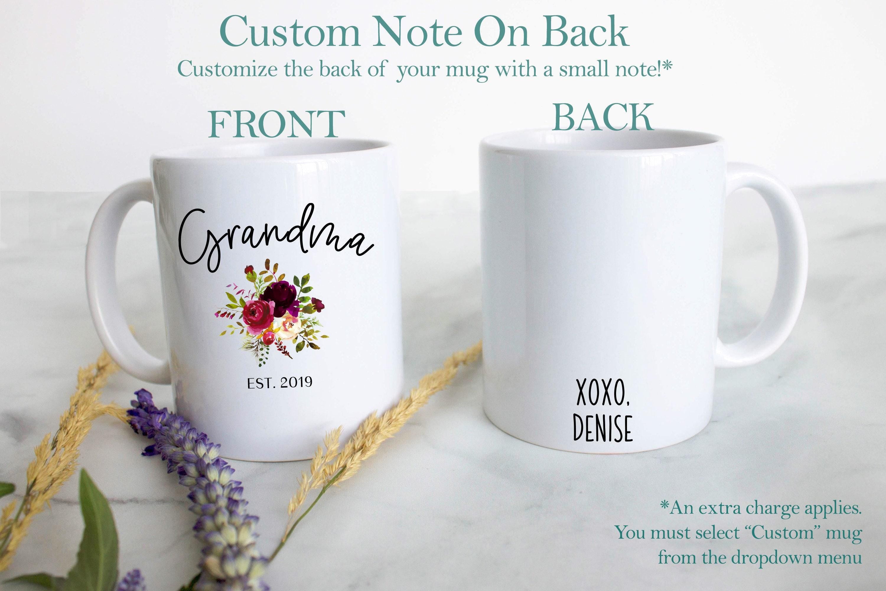 Grandpa and Grandma Summer Individual or Mug Set - White Ceramic Mug