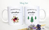 Promoted to Grandpa and Grandma Individual or Mug Set - White Ceramic Mug