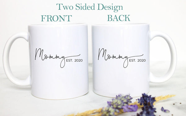 Mommy and Daddy Individual or Mug Set - White Ceramic Mug