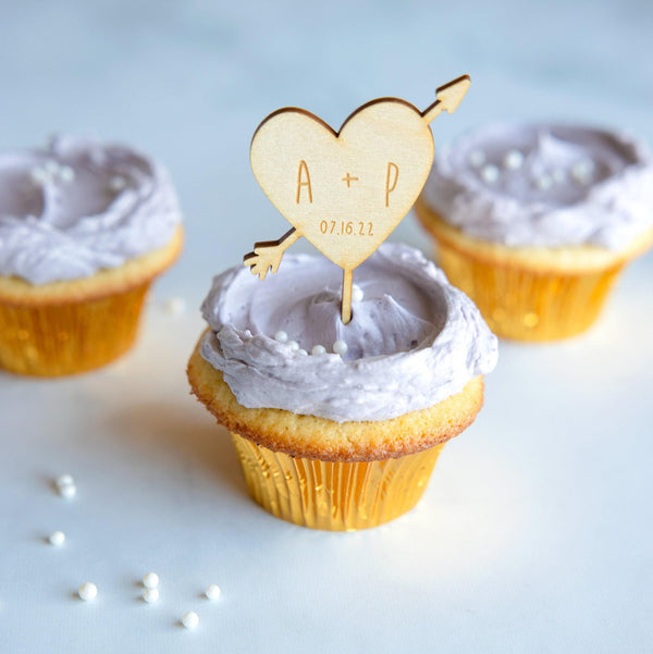 Wedding Cupcake Toppers