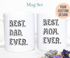 Personalized Father's Day Mother's Day Gift Individual OR Mug Set