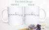 Grandpa and Grandma Individual or Mug Set - White Ceramic Mug