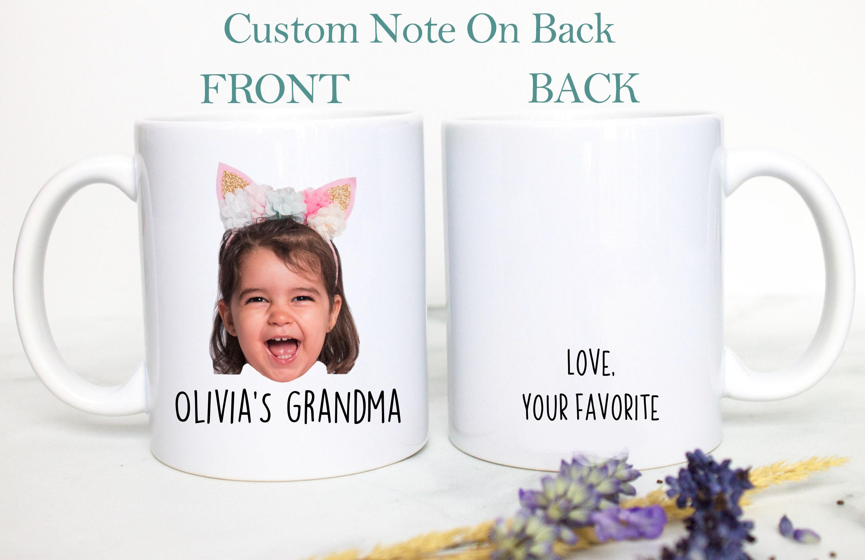 Custom Baby Face Photo Gift For Grandpa Grandma Individual OR Mugset, Personalized Photo Mug, Christmas Gift Grandma, Baby Face Gift Mug