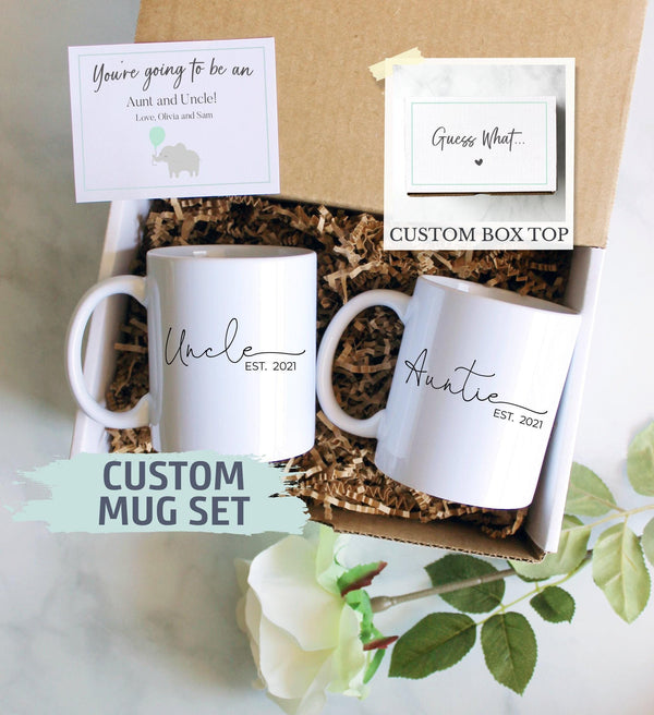 Pregnancy Announcement Gift Box | Promoted Aunt and Uncle