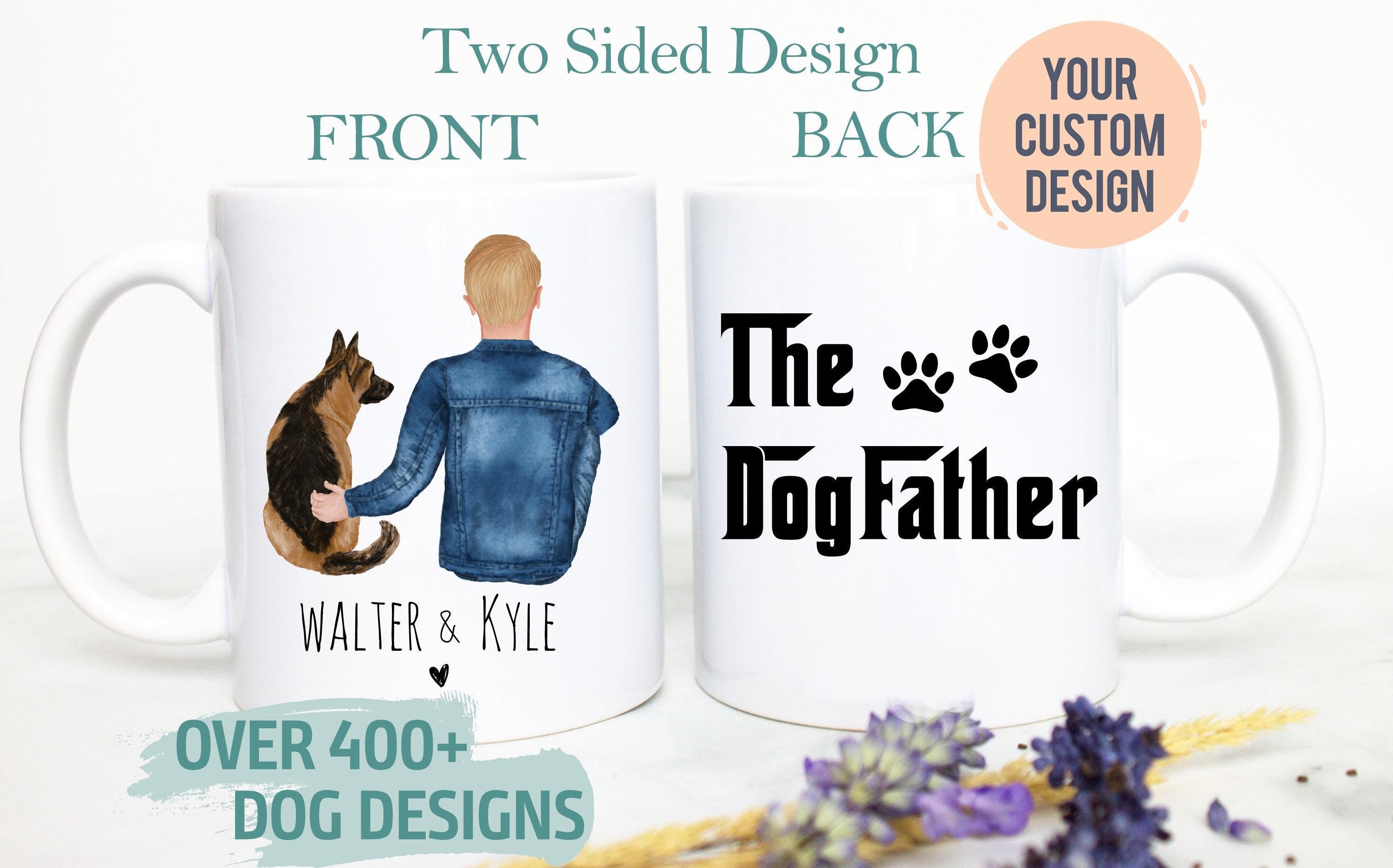 Custom Dog Dad Gift #3, Dog Mug, Dog Lover Owner Gift, Gift for Husband Him Men, Best Dog Dad, Father's Day, Gift for Dad, Christmas Gift
