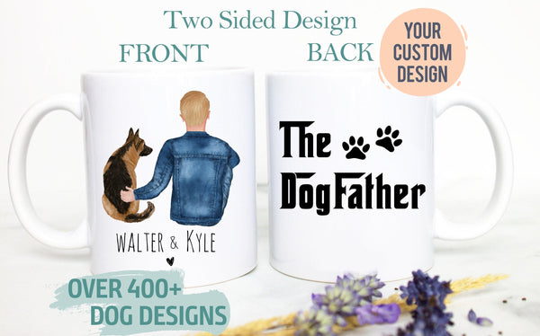 Custom Dog Dad Gift #3, Dog Mug, Dog Lover Owner Gift, Gift for Husband Him Men, Best Dog Dad, Father's Day, Gift for Dad, Christmas Gift