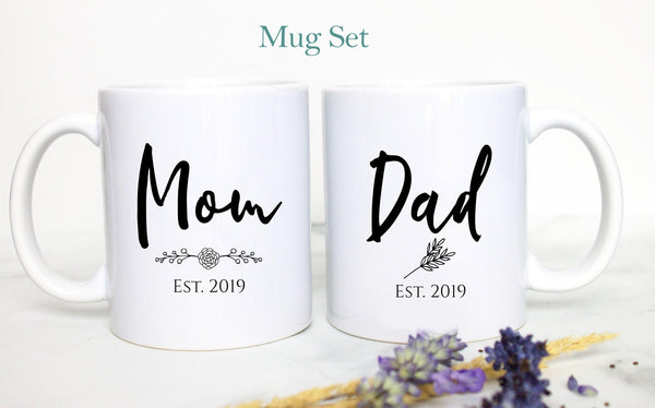 Mom and Dad Individual or Mug Set #2 - White Ceramic Mug