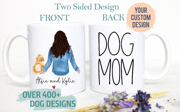Custom Dog Mom Gift #1, Dog Mug, Dog Lover Owner Gift, Gift for Wife Her, Best Dog Mom, Mother's Day, Gift for Mom, Christmas Gift