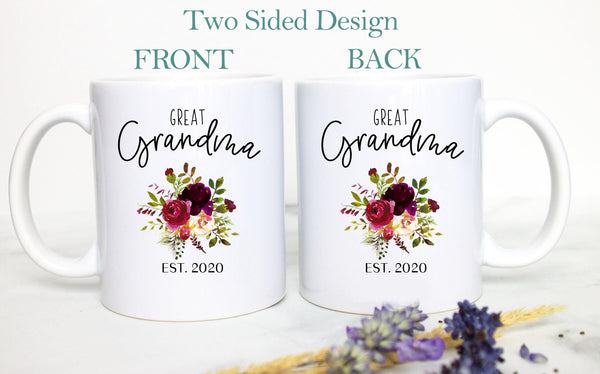 Great Grandpa and Grandma Individual or Mug Set - White Ceramic Mug
