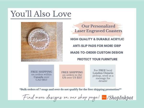 Future Mom Custom Date - White Ceramic Mug