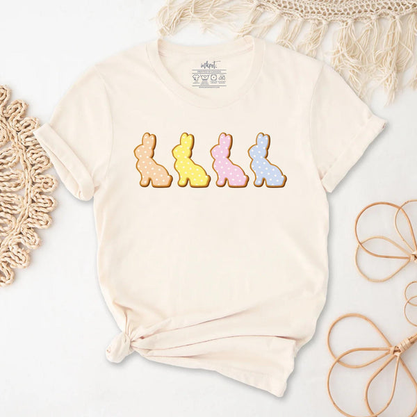 Easter Bunny Cookie Shirt Sweatshirt | Cute Easter Shirt, Happy Easter Shirt, Easter Tee, Women Easter Tee, Cute Bunny Tee,Easter Sweatshirt