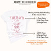 Custom Bachelorette Party Shirt | The Bach Club The Bride Shirt, Personalized Bachelorette Shirt, Coquette Bachelorette,Bridal Party Shirt