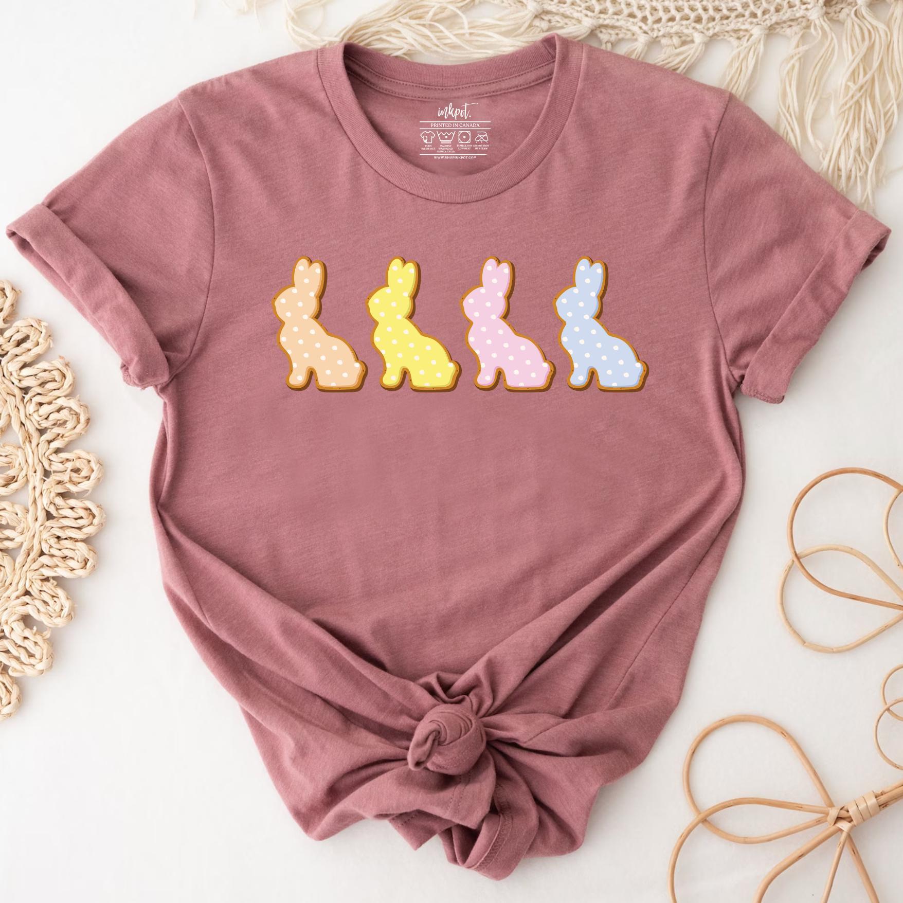 Easter Bunny Cookie Shirt Sweatshirt | Cute Easter Shirt, Happy Easter Shirt, Easter Tee, Women Easter Tee, Cute Bunny Tee,Easter Sweatshirt