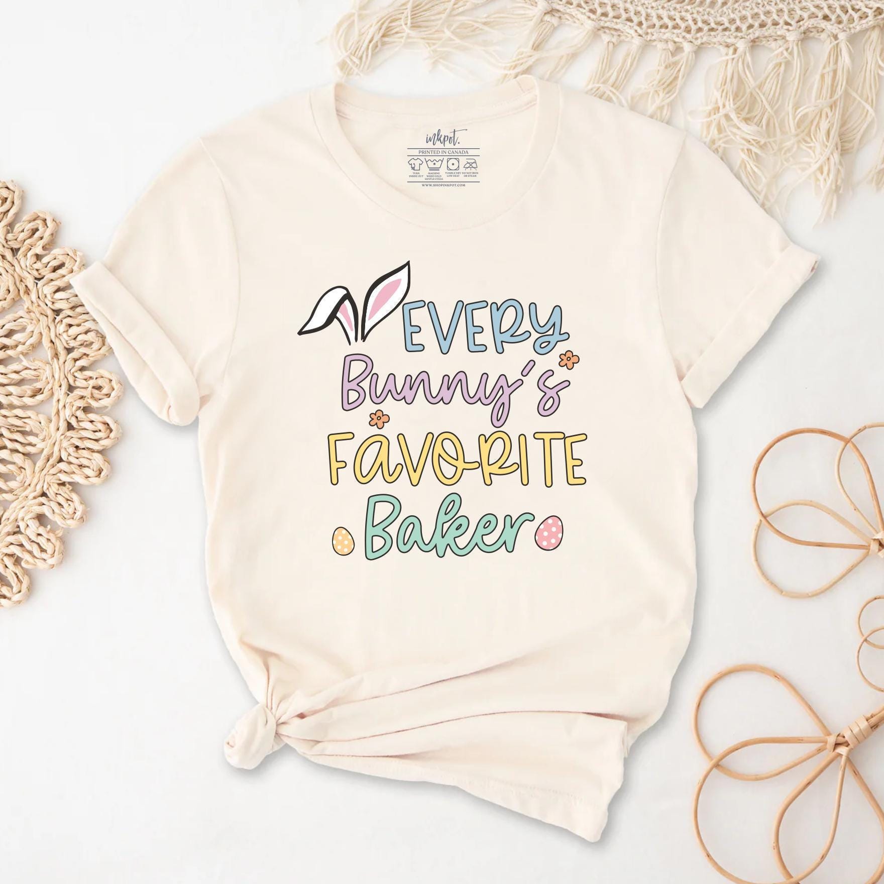 Easter Baker Shirt Sweatshirt | Cute Easter Shirt, Happy Easter Shirt, Easter Tee, Women Easter Tee, Cute Bunny Tee, Easter Baker Sweatshirt