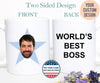 The Office - Custom Photo Star Face World's Best Boss Mug