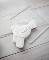 Spring Bird - Acrylic Fondant Embosser With Optional Cutter