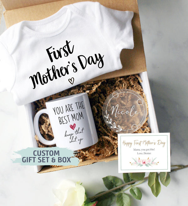 Custom First Mother's Day Gift Box