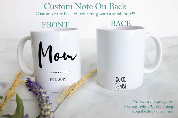 Mom and Dad Individual or Mug Set - White Ceramic Mug