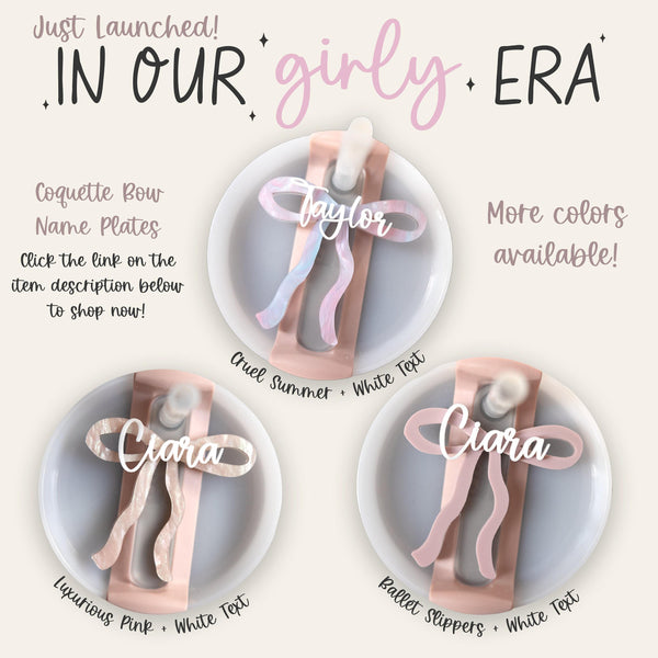 Personalized Stanley Tumbler Name Plate for Quencher H2.0