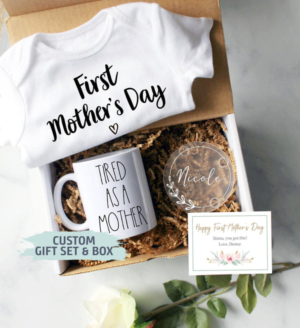Custom First Mother's Day Gift Box