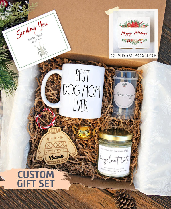 Personalized Christmas Gift Box for Dog Mom