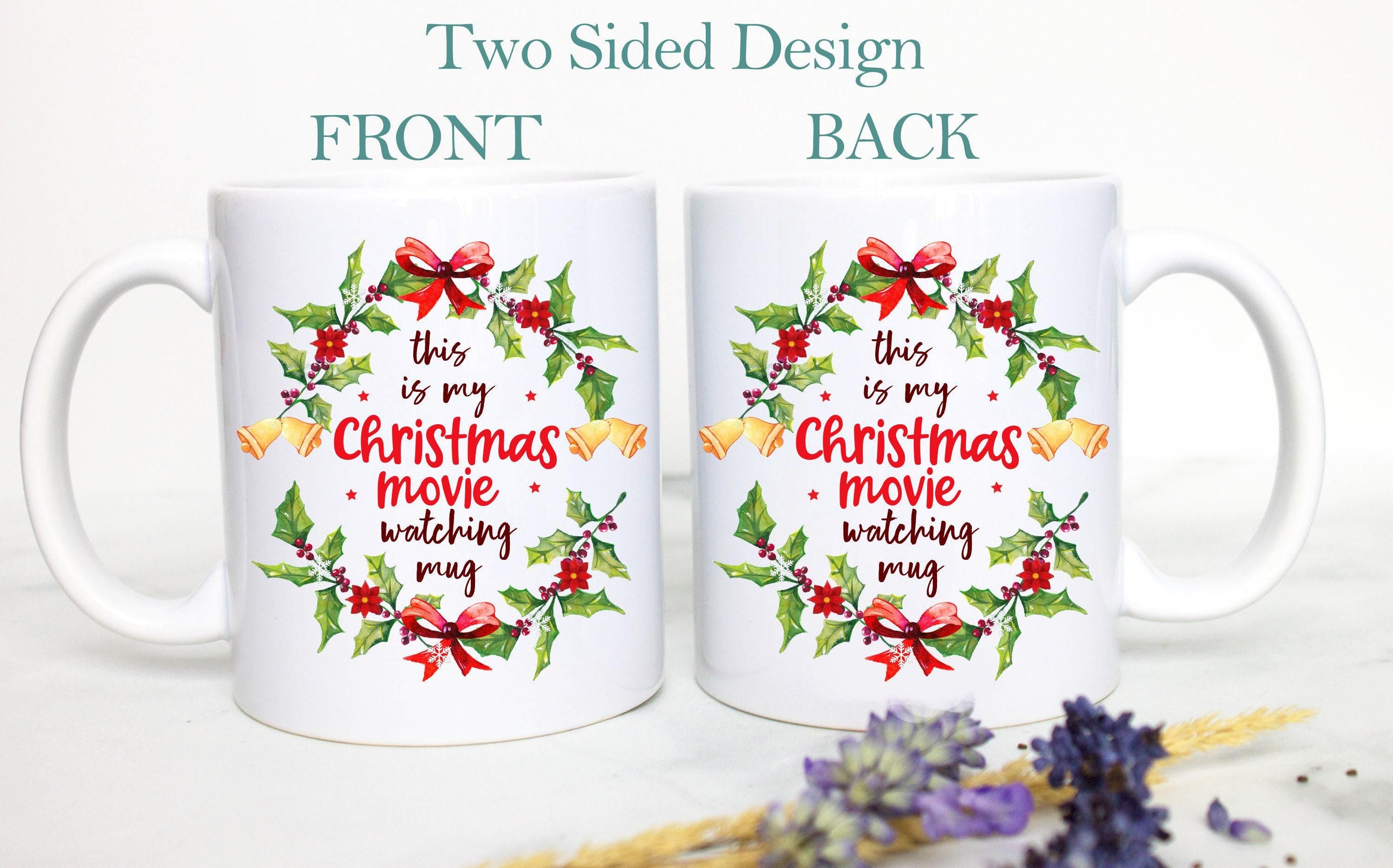 Custom Name Christmas Movie Watching Mug
