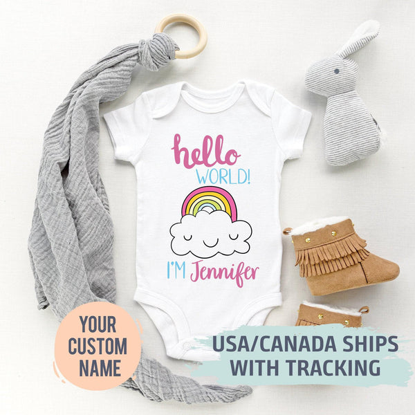 Custom Baby Name Bodysuit