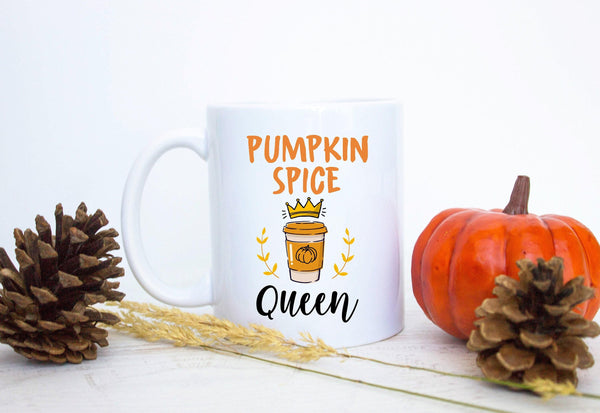 Pumpkin Spice Queen - White Ceramic Mug
