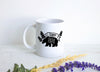Personalized "Papa Bear" EST - White Ceramic Mug