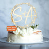Custom Initial Wedding Cake Topper