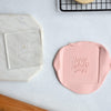 Happy Mother's Day Fondant Embosser Stamp and Cutter