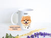 Custom Dog Mug, Pet Portrait, Personalized Dog Lovers Mug, Dog Owner Gift, Dog Mom, Dog Dad, Gift for Dog Photo Mug, Pet Loss, Dog Memorial