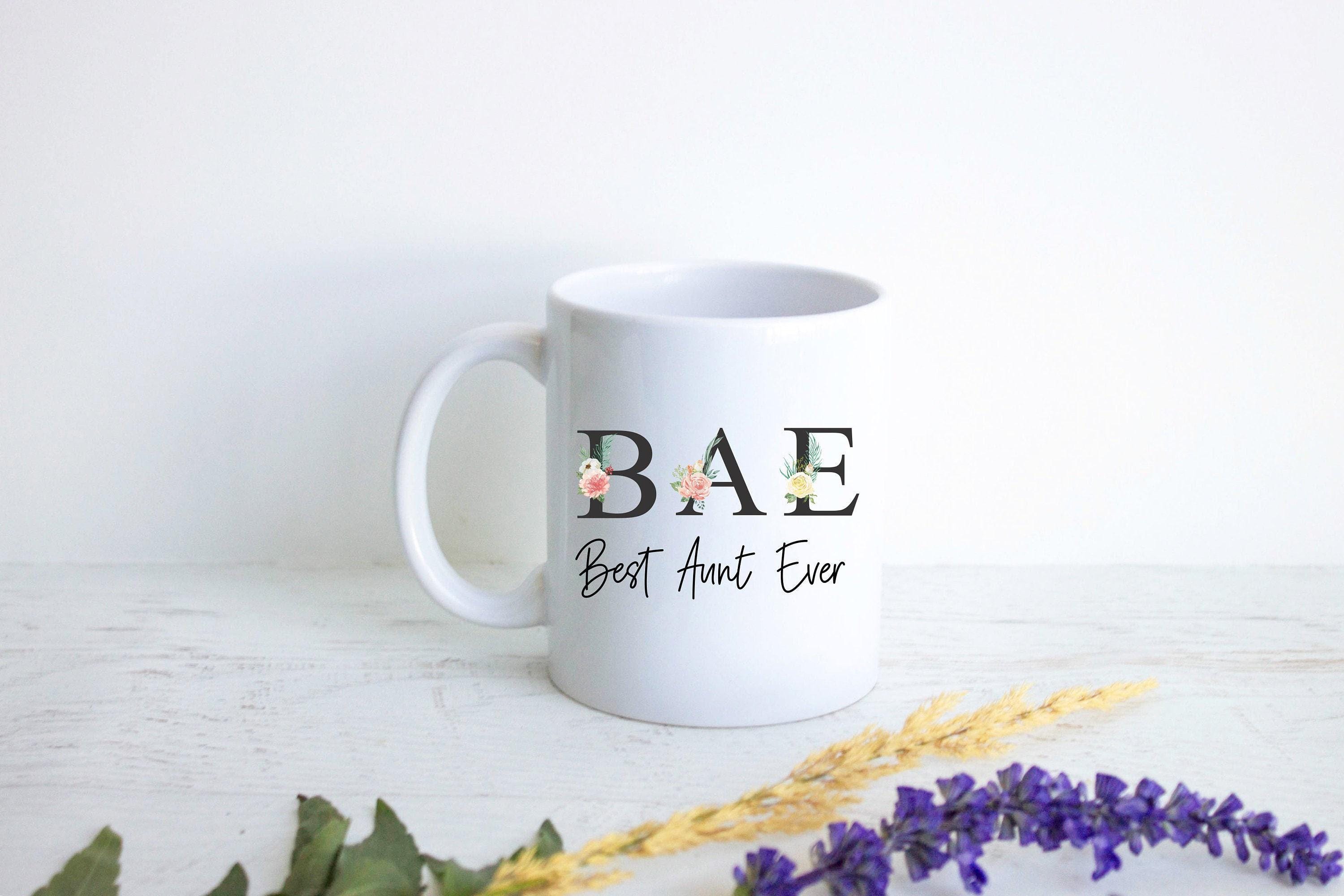 B.A.E Best Aunt Ever - White Ceramic Mug