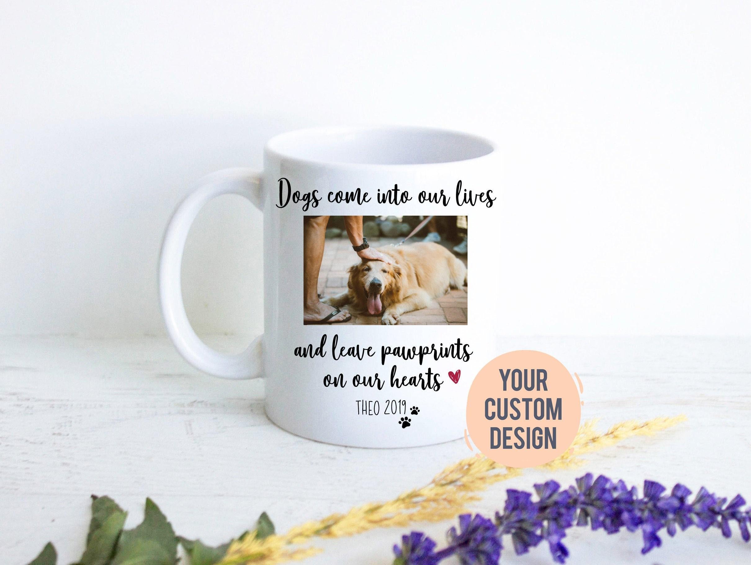 Custom Photo Dog Loss #3 - White Ceramic Mug