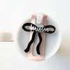 Personalized Bow Tumbler Name Plate Quencher H2.0