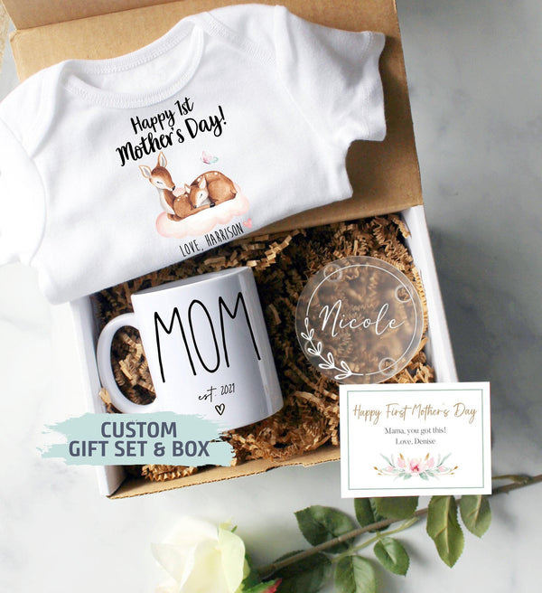 Custom First Mother's Day Gift Box