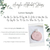 Alphabet Stamp Acrylic Fondant Debosser