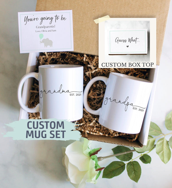 Pregnancy Announcement Gift Box | Promoted Grandma and Grandpa