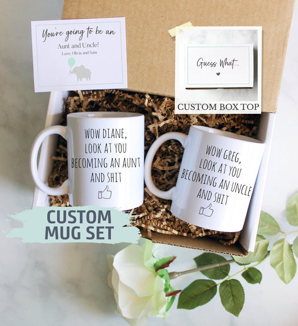 Pregnancy Announcement Gift Box | Promoted Aunt and Uncle
