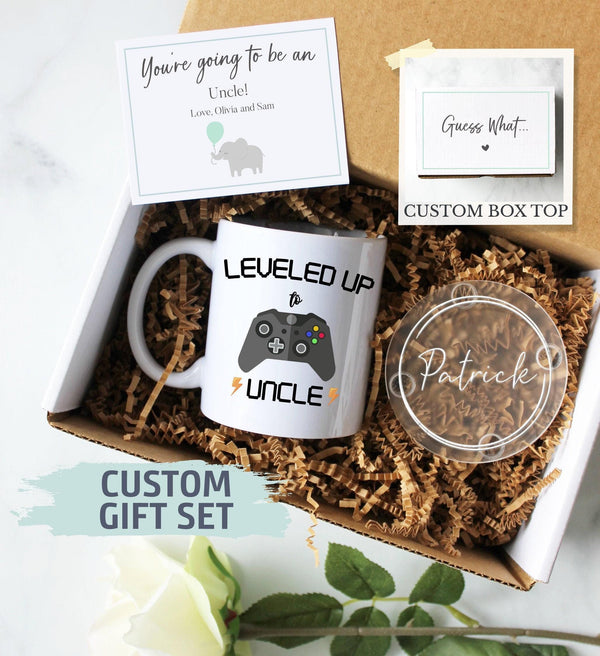 Personalized Uncle Gift Box | Promoted to Uncle