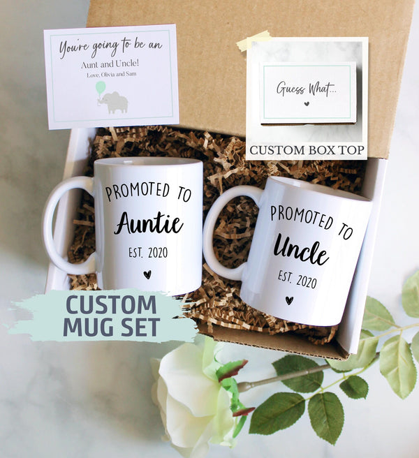 Pregnancy Announcement Gift Box | Promoted Aunt and Uncle