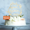 About Damn Time Wedding Cake Topper