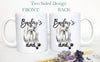 Personalized Shih Tzu Mom and Dad Individual or Mug Set - White Ceramic Custom Mug